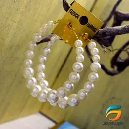 Pearl Hoop Earrings for Women Fashion Dangle Hypoallergenic Girls Pearl Earrings Drop Dangle Earrings Jewelry Gifts