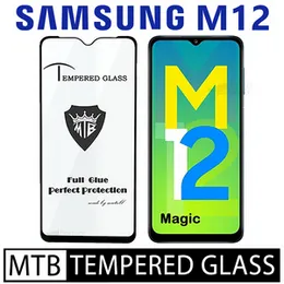 Samsung Galaxy M12 Branded MTB High Quality Screen Protector Full Glue 9D MTB tempered Glass for Samsung Galaxy M12