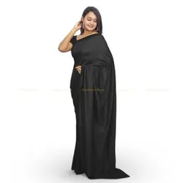 Black Vichithra Satin Plain