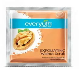 Everyuth Naturals Exfoliating Walnut Scrub Sachet 7gm×2