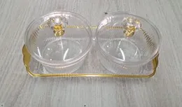 plastic sweet tray 2div
