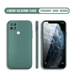 OPPO A15 / A15s soft matte liquid silicone Case Back Cover for oppo a15 / a15s - Green