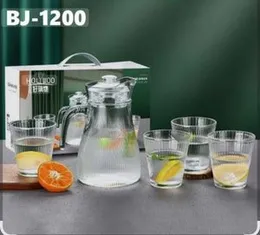 5-Piece Water Jug & Glass Set – Elegant & Durable Drinkware Jug Glass Set