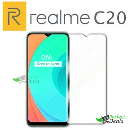 Realme C20 Anti Scratch 0.3mm Transparent Screen Protection Glass Full Cover 9H MTB tempered Glass for Realme C20