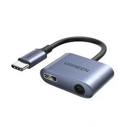 UGREEN Type-C to 3.5mm Audio with PD Charging Adapter – CM231 - 60164