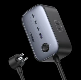 UGREEN 100W DigiNest Pro Power Adapter With US Pin Plug 1.8 Meter Cable - 40896