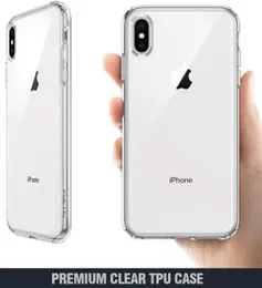 ThickBallon Clear Transparent Silicone Case back cover For iPhone Xs Max `