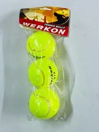 3pcs Tennis Ball For Playing Cricket And Dog Bite relaxing