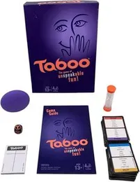 Taboo Board Game Fun and hilarious game of unspeakable Family Games for Adults & Kids