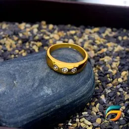 Gold Plated Glami Women's Gold Plated Ring Band.