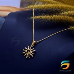 Gold Plated Guaranteed 18/24 inch 01mm Box Chain with Octopus Derana Theme Pendant Necklace for Woman-45cm