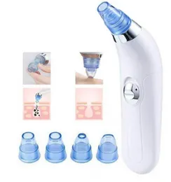 Derma Suction 4 in 1 Blackhead Whitehead Extractor Acne Pimple Pore Cleaner Vacuum Tool