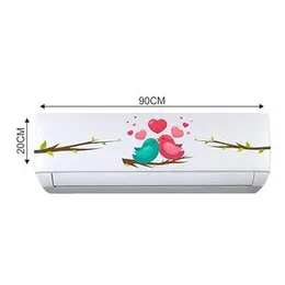 Decal O Decal Air Conditioner Sticker - Love Birds On The Branch of Tree - Decorative AC - Sticker (FROM INDIA FAAZ)