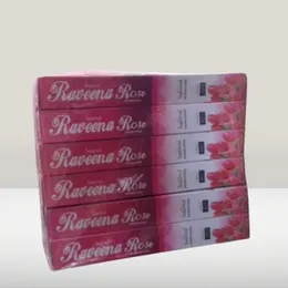 Raveena Premium Rose Fragrance Incense Sticks 12 Packets Set, Long-Lasting Fragrance Ideal for Home, Office, and Yoga Spaces