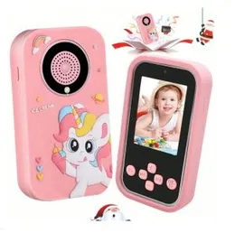 Kids Toy Unicorn Smart Phone HD 1080P Cute Handycam Video Camcorder (0498)