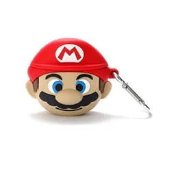 AirPods Pro 2nd Generation Super Mario Case – Fun Silicone Cover with Carabiner | Shockproof & Game-Inspired Design