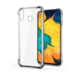 Luxury Shockproof Thickballoon Transparent Back Cover for Samsung A20S