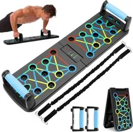 Push Up Board 14 In 1 Multi-Function Dips Stand Body Building Fitness Equipment Tools for Men/Women