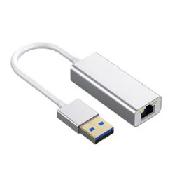 USB To Ethernet Adapter, 10M 100M 1000M USB 3.0 To RJ45 Gigabit Ethernet LAN Network Adapter (Metal Frame)