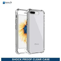 Luxury Shockproof Transparent Shockproof Bumper Case For Phone 7 Plus 8 Plus Crystal Transparent Premium Quality Shockproof Protective Phone Shell7/8