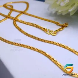 Gold Plated Chain Guaranteed 18/24 inch Chain with Pendant Durable Necklace for Women & Girl.