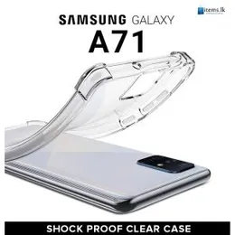Samsung A71 Transparent Shockproof Transparent Back cover for Samsung A71