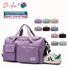 Travel bag / travel bag with dry wet seperation / Large Capacity Unisex Travel Duffel sports Bag