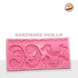 Furniture Design Silicone Mould – A167 | 25cm × 13cm | Ornate Fondant Tray | Flexible & Reusable