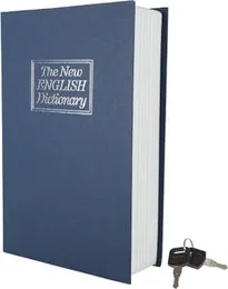 Book Safe with Combination Lock, Dictionary Diversion Book Safe, Portable Safe Box, Great for Storing Money, Jewelry and Passport