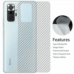 Carbon Fibre back sticker For Redmi Note 10 Pro (New)