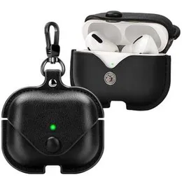 AirPods Pro 2nd Generation Leather Case – Premium PU Cover with Carabiner | Stylish & Durable Protection