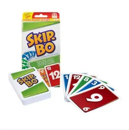Uno Skip Bo Card Game For 2-6 Players Skip-Bo is the ultimate sequencing card game! Players use skill and strategy to create sequencing stacks of card
