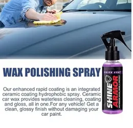3-in-1 Platinum Car Ceramic Coating Spray – Quick Protection Wax Polish for Cars and Motorcycles