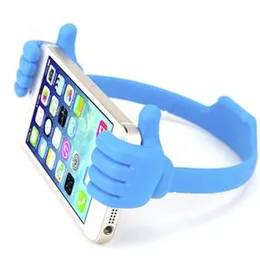 Silicone Thumb OK Design Stand Holder For Mobile Phones and Tablets Assorted color
