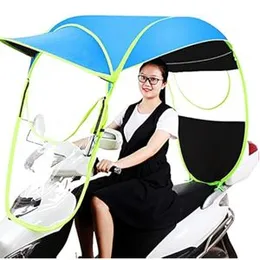 Motorcycle Rain Shelter Transparent Umbrella C
