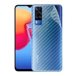 Carbon Fibre Transparent Back Sticker Vivo Y51