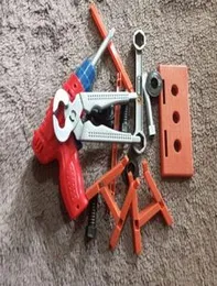 Toy Tool Set Playing Tool Hammer Screw Driver Toys for Kids Portable Closeable Box