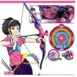 COGO Girls BuilArchery Toy Set for Kids - Bow & Arrow Sport Series - Fires Arrowsding Blocks Lego Sets for Girls - Up to 300+ Pcs Educational Assemble