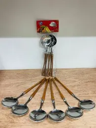 6 pieces serving spoon stainless steel