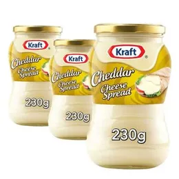 Kraft Cheddar Cheese Spread – 230g | Smooth & Creamy Cheese for Bread, Snacks & Cooking