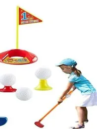 Kids Floor Hockey Stick Set - 20' Youth Indoor Outdoor Toys Sports Starter Set with Plastic Puck and Ball for Toddlers, Children Ages 3-7