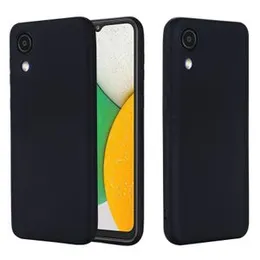 Luxury Unique Liquid Silicone Case Back Cover For Samsung Galaxy A03 Core