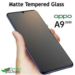 A9 2020 Stylish Full Cover Matte Texture MTB tempered Glass Protector Frosted Glass for OPPO A9 2020