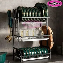 3-Layer Black Dish Rack