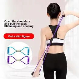 Gym Workout Yoga Exercise Resistance Rope Loop Bands Train Fitness Tool.