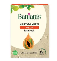 Banjara’s Multani Mitti Papaya Face Pack 20g