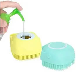 Silicone Scrubber Dispenser for Babies & Body | Gentle Bath Cleaning Brush
