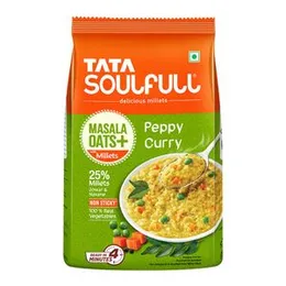 Tata Soulfull Masala Oats+ with Millets, Evening Snack, Healthy Snack, Peppy Curry, 500g FROM INDIA (SAM)