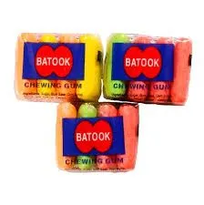 Batook Chewing Gum multi flavored assortment 50Pcs