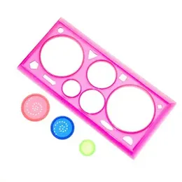 4Pcs Spirograph Geometric Ruler Learning Drawing Tool Stationery For Student Creative Gift Design Ruler For Sketch Drawing As Design